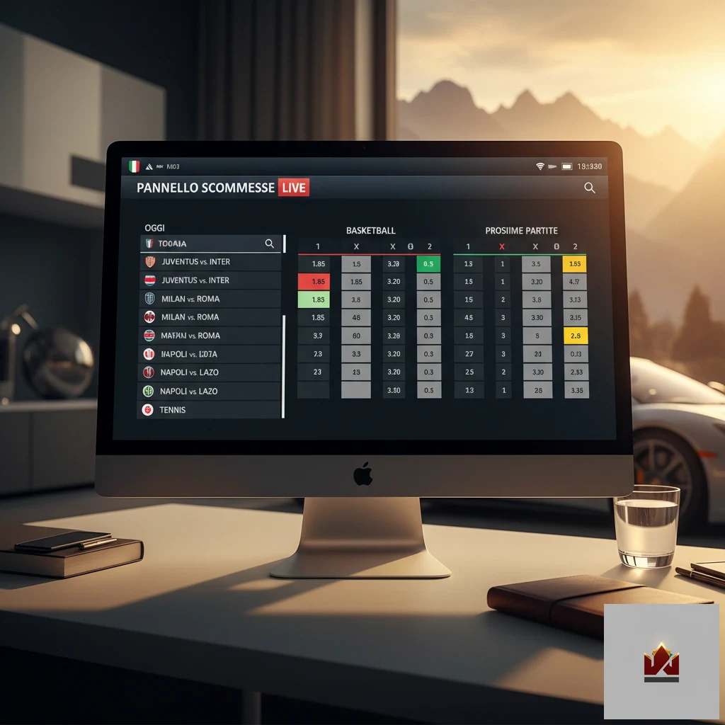 Pannello Scommesse Live